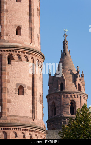 Cattedrale di st. Pietro, KAISERDOM, DOM, worm, RENANIA-PALATINATO, Germania Foto Stock