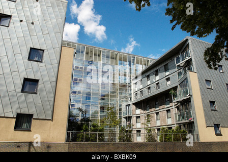 Hanover Park, un lavoratore chiave per lo sviluppo schema disegnato da Alan Camp Architetti e comprende 154 appartamenti. Foto Stock