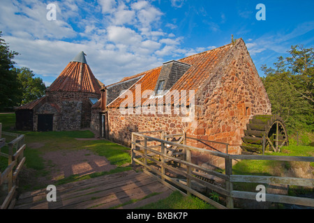 Preston Mill, East Linton, Lothian, Scozia, Agosto 2010 Foto Stock