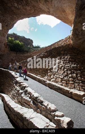 Carlsbad, Nuovo Messico - l'ingresso naturale a Carlsbad Caverns nel Parco nazionale di Carlsbad Cavern. Foto Stock