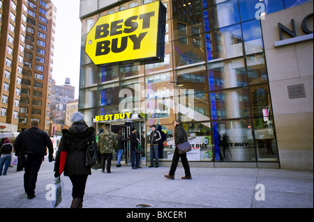 Il Best Buy negozio di elettronica in Union Square a New York Foto Stock