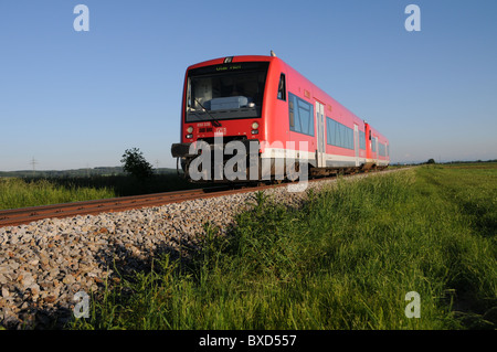 Vagone ferroviario del DB Foto Stock