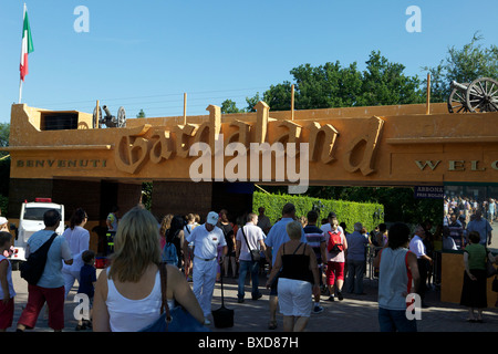 Il parco divertimenti di Gardaland, Pescheira de Garda Italia Foto Stock