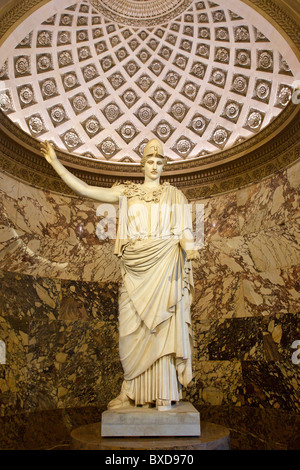 Statua di Athena rappresentanza da Pallace Velletri Foto Stock