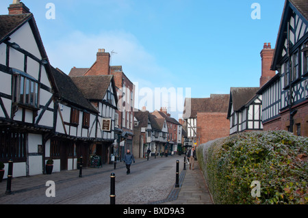 Friar Street Worcester Worcestershire Inghilterra Gran Bretagna Foto Stock