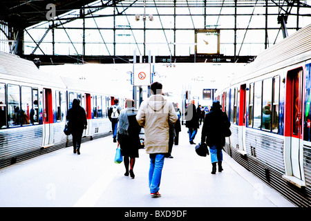 L'Europa, Francia, Parigi (75), Gare Saint Lazare Foto Stock