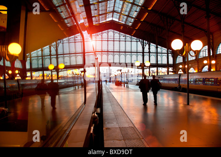 Europa, Francia, Parigi Gare du Nord Foto Stock