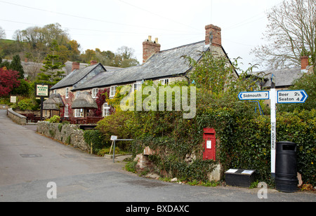 Il villaggio di Branscombe Devon Regno Unito Europa Foto Stock