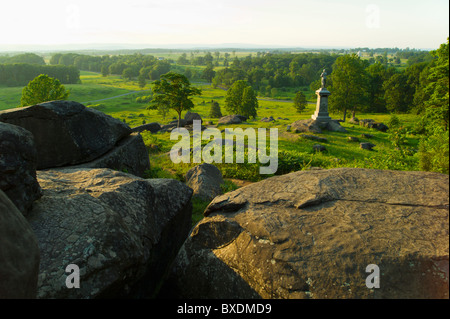 Monumento al Generale George Meade Foto Stock