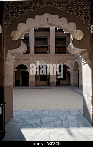 L'Al Madrasah Al Ahmadiya (il museo di istruzione) di Deira in Dubai Foto Stock