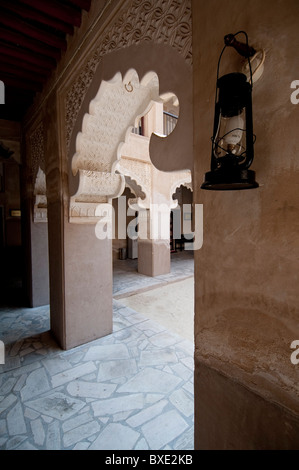 L'Al Madrasah Al Ahmadiya (il museo di istruzione) di Deira in Dubai Foto Stock