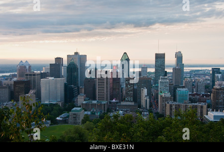 Lo skyline di Montreal Foto Stock