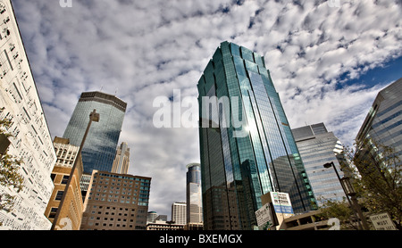 Minneapolis Città Foto skyline del centro Minnesota Midwest Foto Stock