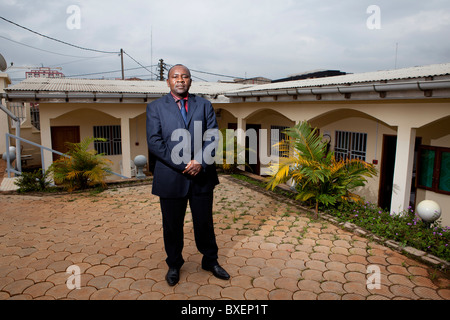 Laboratorio di virus di Yaoundé Camerun Africa Foto Stock