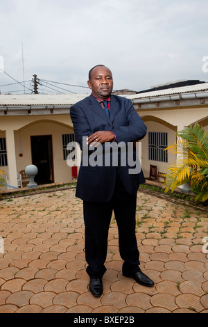 Laboratorio di virus di Yaoundé Camerun Africa Foto Stock