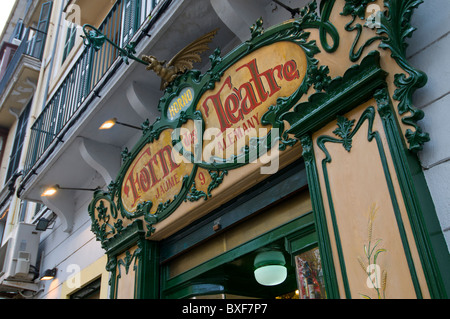 Palma Bar Café Forn des Teatre rinomato storico stile tradizionale cafe bar e pasticceria in Palma de Maiorca Isole Baleari Spagna Foto Stock