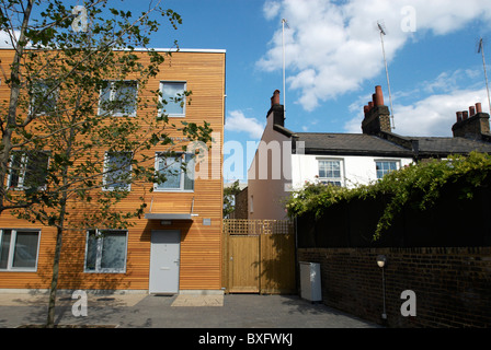 La proprietà condivisa housing development Shepherds Bush London REGNO UNITO Foto Stock