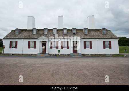 Fort Anne a Annapolis Royal, sito storico nazionale, Nuova Scozia, Canada. Foto Stock