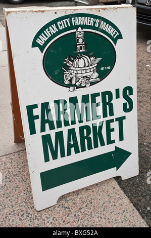 Nova Scotia, Canada. Halifax City Seafood Farmers Market. Foto Stock