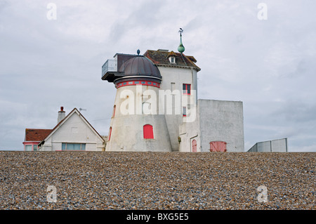 Il mulino a vento in disuso, Aldeburgh, Suffolk, Inghilterra. Foto Stock