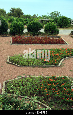 Parco vicino palazzo di Livadia, Crimea Foto Stock