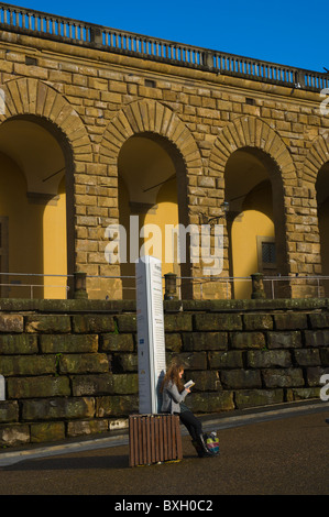 Piazza dei Pitti Piazza di Santo Spirito distretto centrale di Firenze (Firenze Toscana Italia centrale Europa Foto Stock