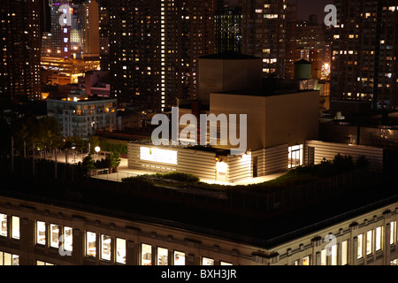 Notte city scape immagine della città di New York Foto Stock