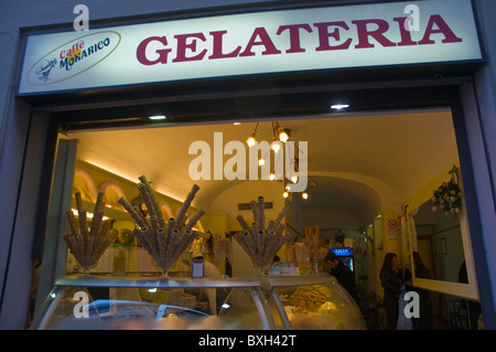 Gelateria gelateria Firenze (Firenze Toscana Italia centrale Europa Foto Stock