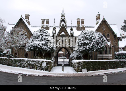 Holly Village - gotico vittoriano Cottages - Highgate - Camden - Londra Foto Stock