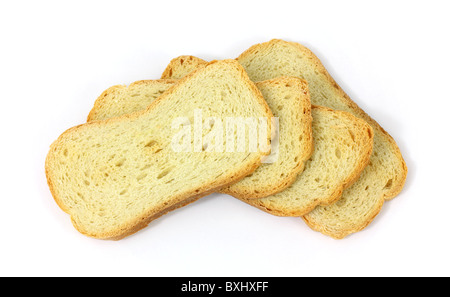 Pane tostato di Melba Foto Stock