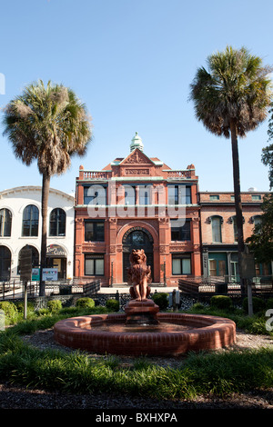 Il vecchio edificio della Borsa del Cotone di Savannah, Georgia, Stati Uniti d'America. Foto Stock