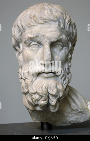 Epicuro (c. 341-270 b.C.). Foto Stock