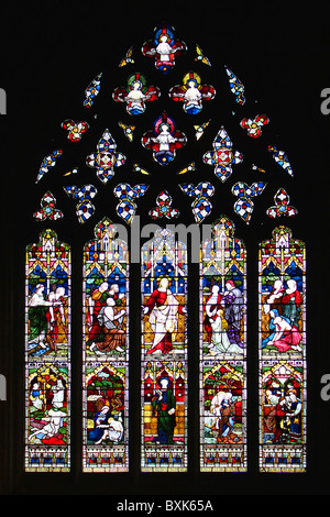Sheffield Cathedral Vetrata Foto Stock