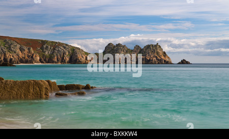 Porthcurno Foto Stock