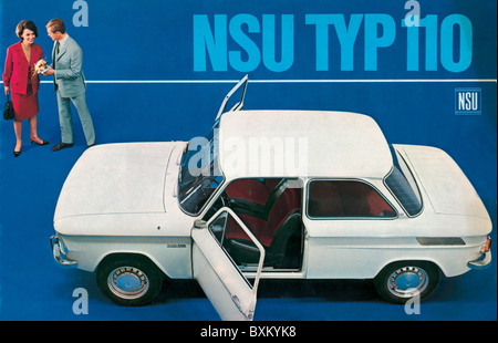 Trasporto / trasporto, auto, varianti di veicoli, NSU Typ 110, realizzato da NSU Werke Aktiengesellschaft Neckarsulm, Germania, 1965, anni 60, 60, 20 ° secolo, storico, auto sportiva, roadster, auto sportive, roadster, limousine, limousine, berlina, berlina, limousine, berline, berline, cinque porte, modelli, quattro-auto, non disponibili, giochi aggiuntivi, quattro-auto, quattro-auto-auto-quattro-diritti-disponibili Foto Stock