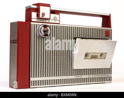 Technics, audio, registratore a cassette, Telefunken Magnetophon cc alpha, Germania, 1967, Additional-Rights-Clearences-not available Foto Stock