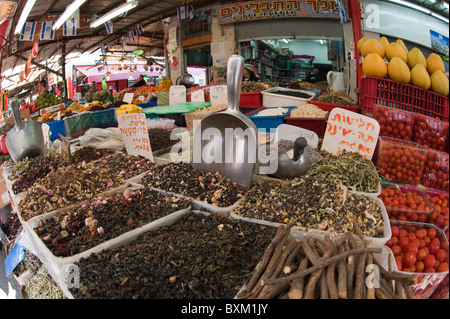 Israele, Tel Aviv. Carmelo mercato all'aperto di Tel Aviv. Foto Stock