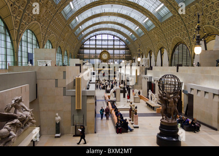 Sala principale museo d' Orsay , Parigi, Francia Foto Stock