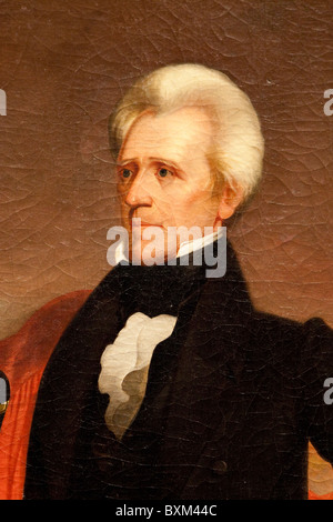 La verniciatura del Presidente Andrew Jackson di Ralph E Earl, 1836-37 Foto Stock