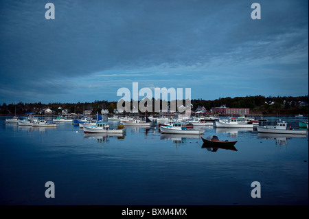 Porto basso, isola di Mount Desert, Maine, Stati Uniti d'America Foto Stock