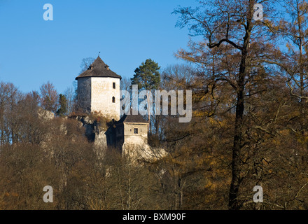 Il castello di Ojcow, Polonia Foto Stock