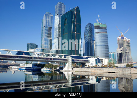 Skyline della città di capitelli a Mosca, Russia Foto Stock