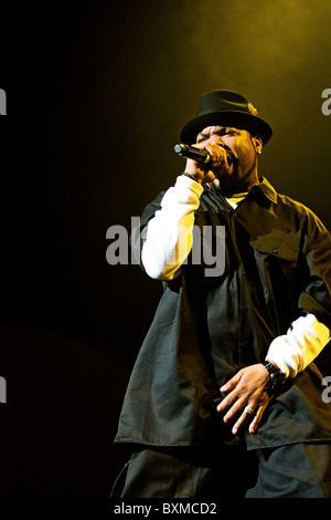 Il rapper Ice Cube performing live in concert Foto Stock