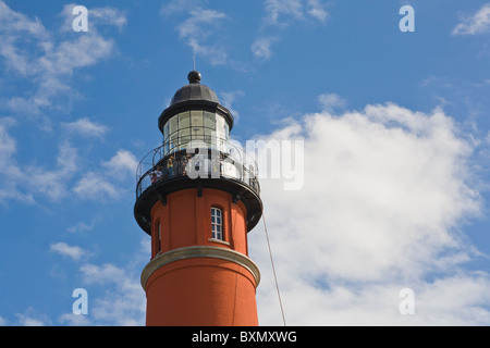 Historic Ponce de Leon Stazione di luce sull'Atlantico east coast della Florida Foto Stock