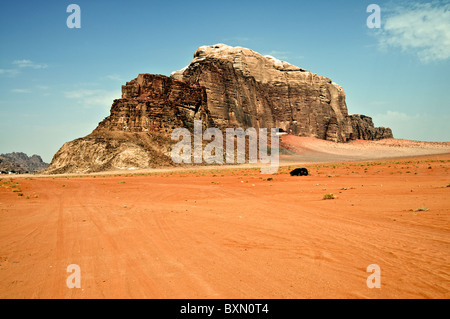 Formazioni in Wadi Rum Foto Stock