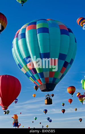 I palloni ad aria calda in corrispondenza di Albuquerque nel New Mexico festival USA, US Foto Stock