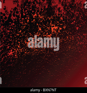 Rosso texture grunge Foto Stock