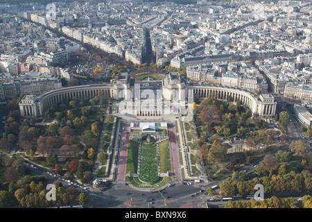 Jardin du Trocadero Foto Stock
