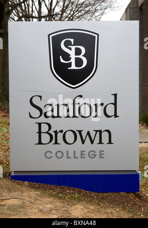 Un Sanford marrone a fini di lucro college. Foto Stock