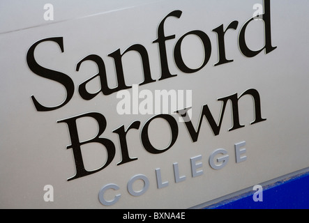 Un Sanford marrone a fini di lucro college. Foto Stock